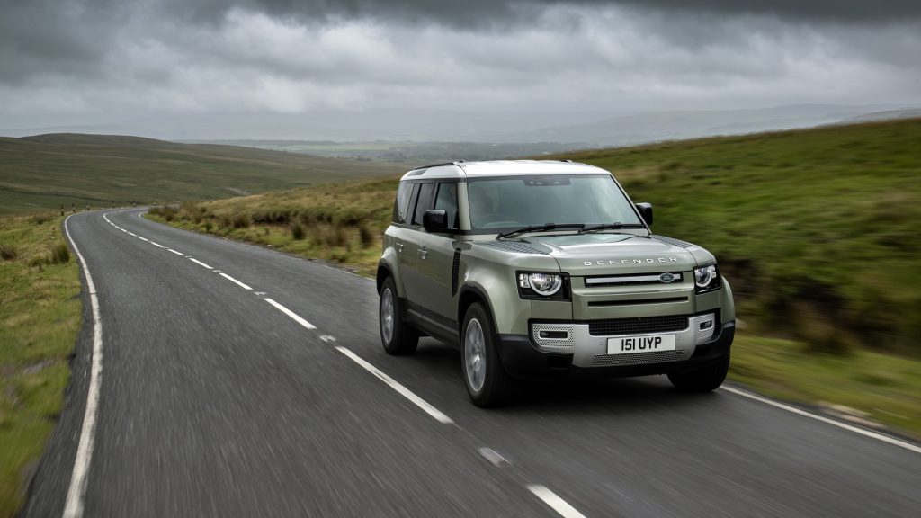 Jaguar Land Rover Defender hydrogen fuel cell electric vehicle prototype